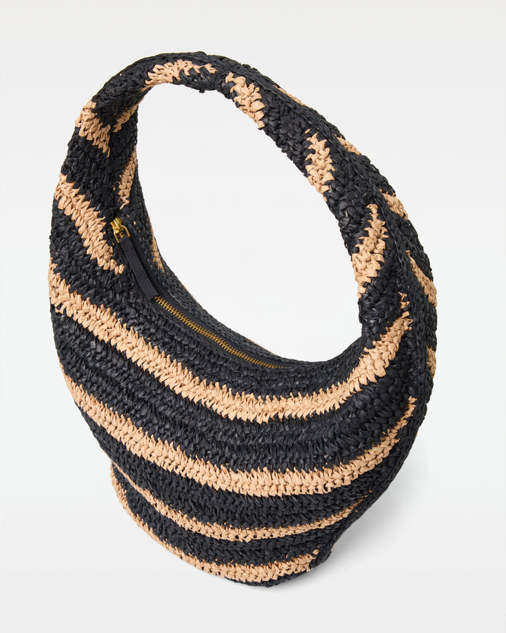 Aya Bag - Natural-Black