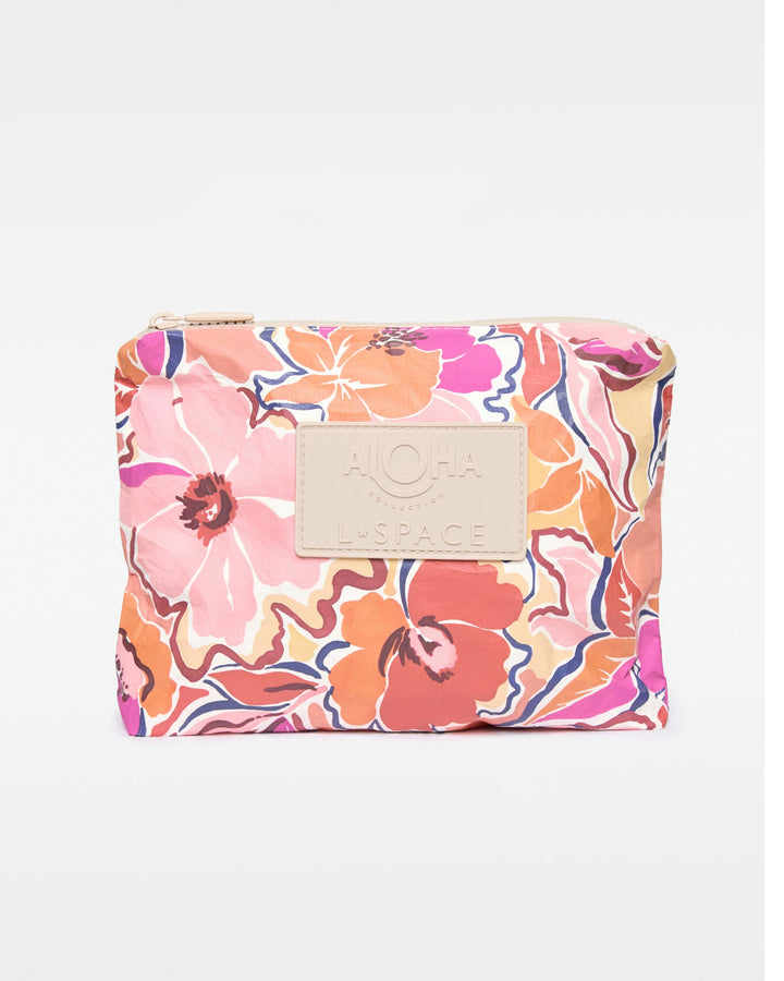 Aloha Lost In Blooms Reversible Small Pouch - Lost In The Blooms