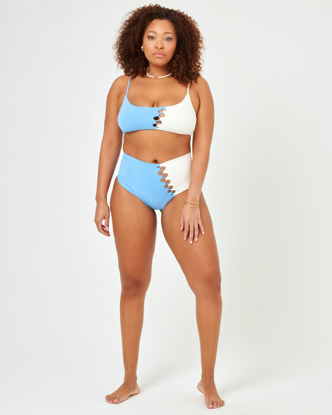 Solstice Bikini Bottom - Aura-Cream