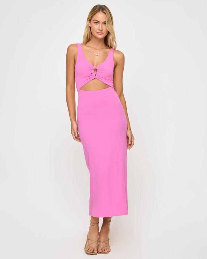 Camille Dress - Hottest Pink