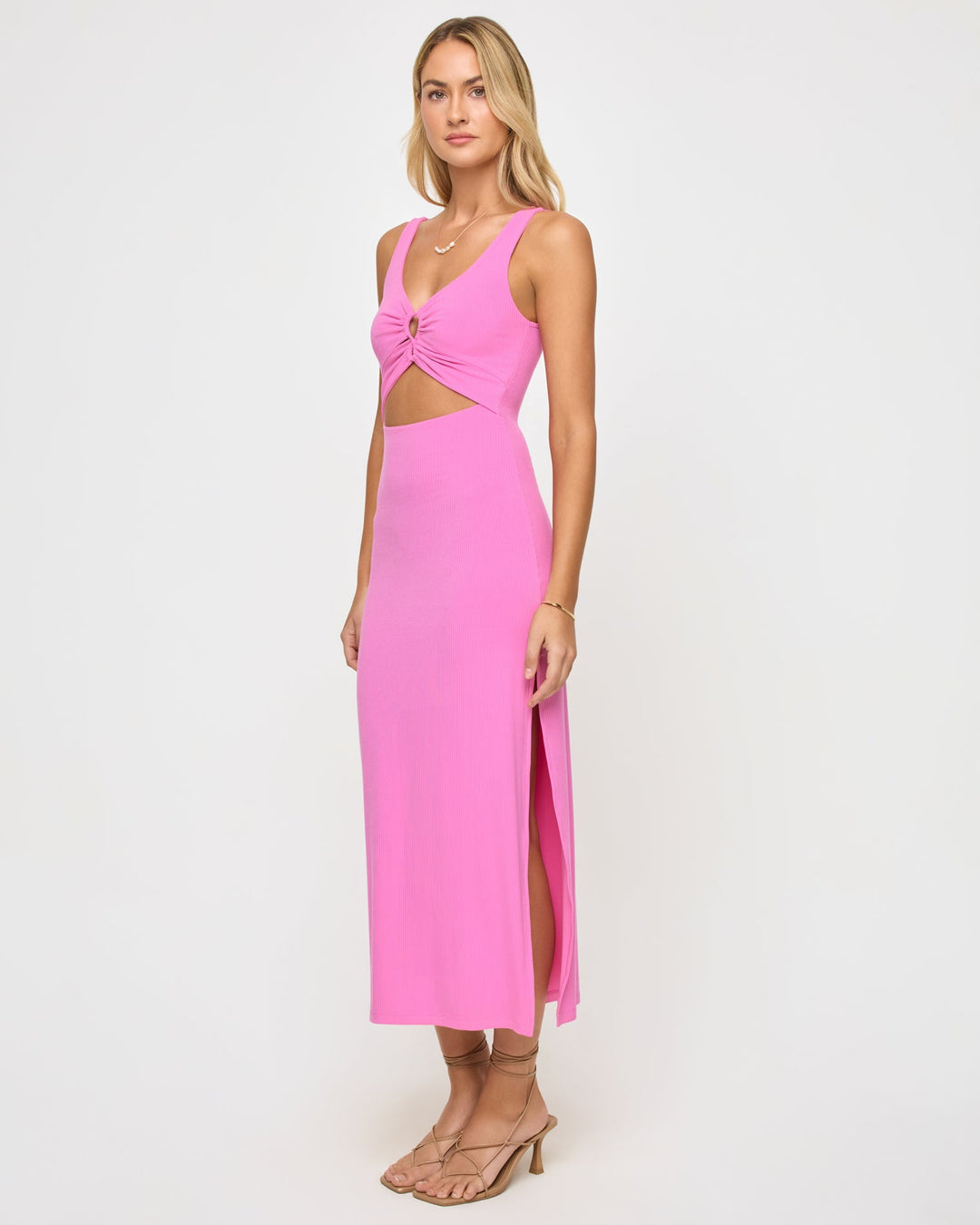 Camille Dress - Hottest Pink
