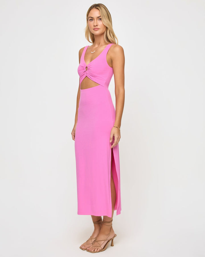 Camille Dress - Hottest Pink