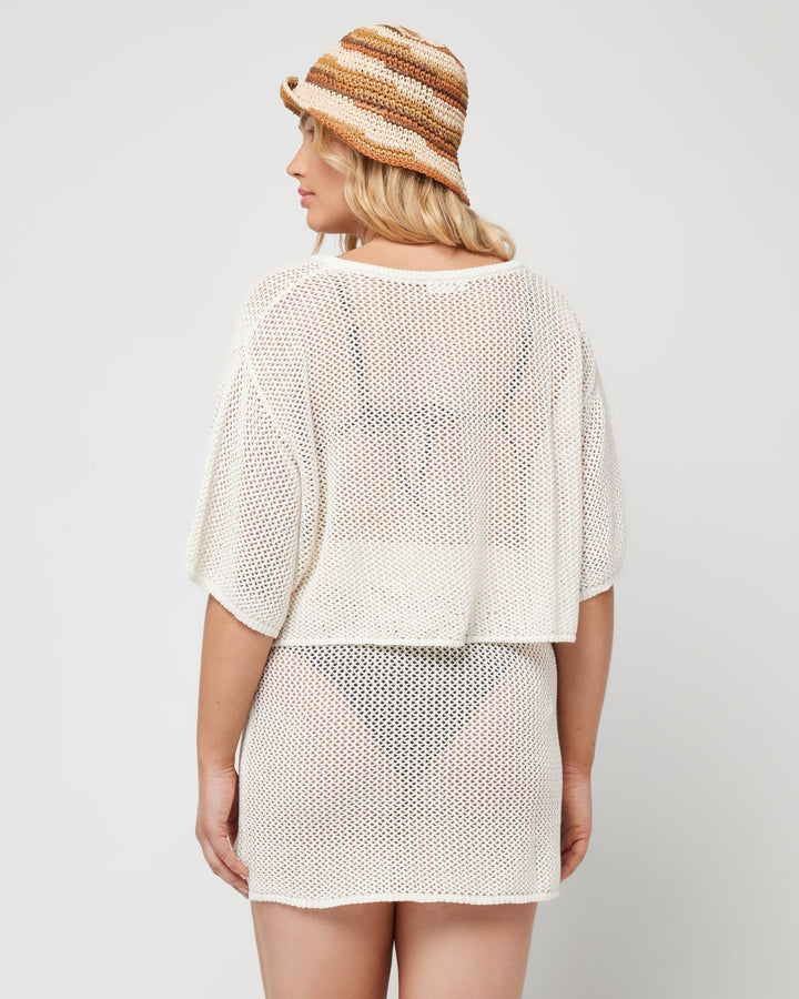 Coast Is Clear Skirt - Cream