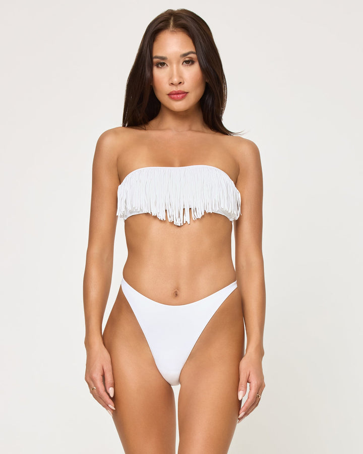Dixie Bikini Top - White