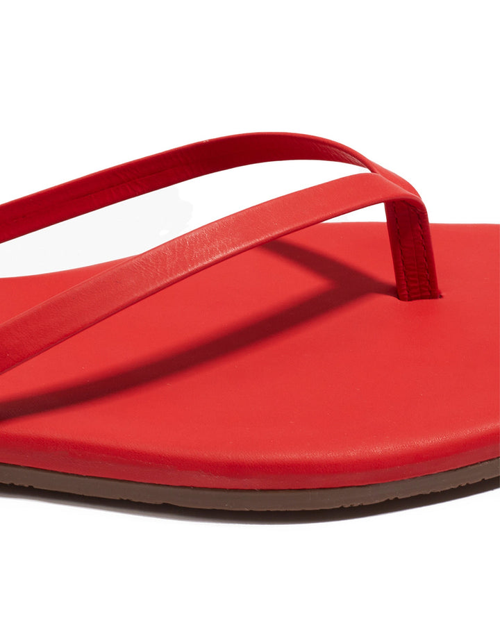 TKEES Square Toe Lily Sandals - Red