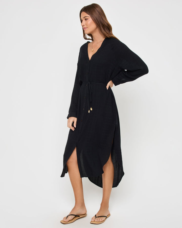 Yoli Shirtdress - Black